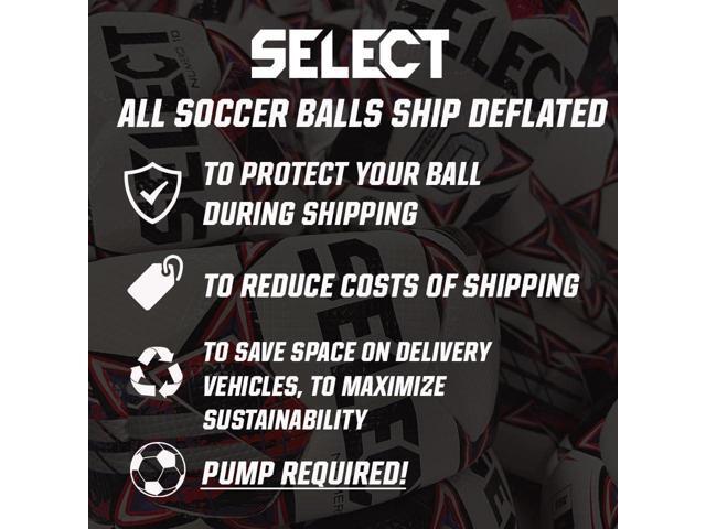 Select Numero 10 Soccer Ball, White/Blue/Black V25, Size 5