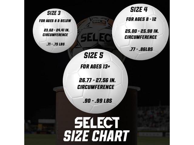 Select Numero 10 Soccer Ball, White/Teal/Coral V25, Size 5
