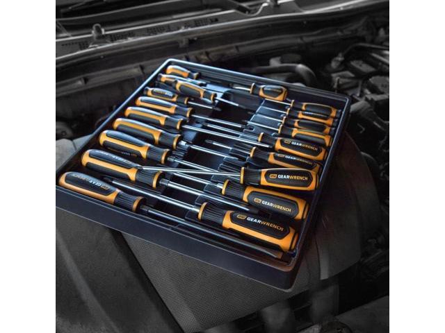 GEARWRENCH 20 Pc. Phillips/Slotted/Torx Dual Material Screwdriver Set - 80066H