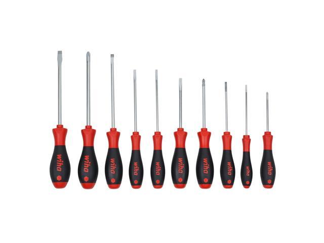 Wiha 30280 10 Piece SoftFinish Cushion Grip Screwdriver Tray Set