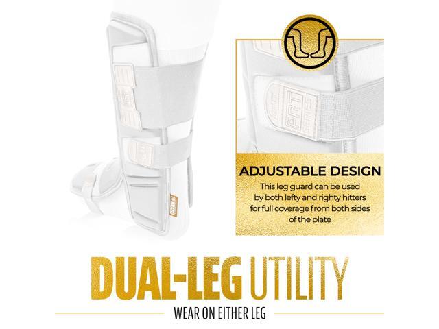 Franklin Sports Baseball + Softball Leg Guard - PRT Series Adult Shin + Foot Shield for Batting - Protective Leg + Ankle Guard with Toe Plate -...