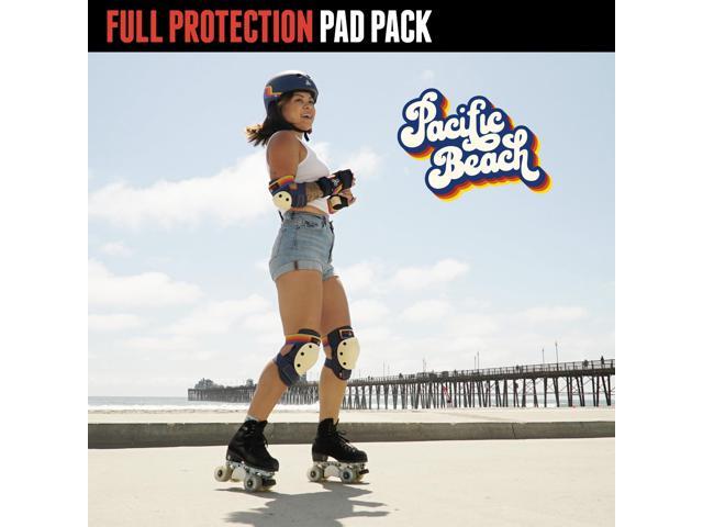 Triple Eight Saver Series 3-Pack Pad Set Ideal for Skateboarding, In-line Skating, Roller Skating, and Biking