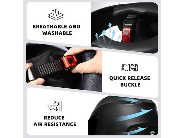 TRIANGLE Motorcycle Helmets Full Face Motorcycle Helmet for Men & Women with Tinted and Clear Visor Meet Dot Approved