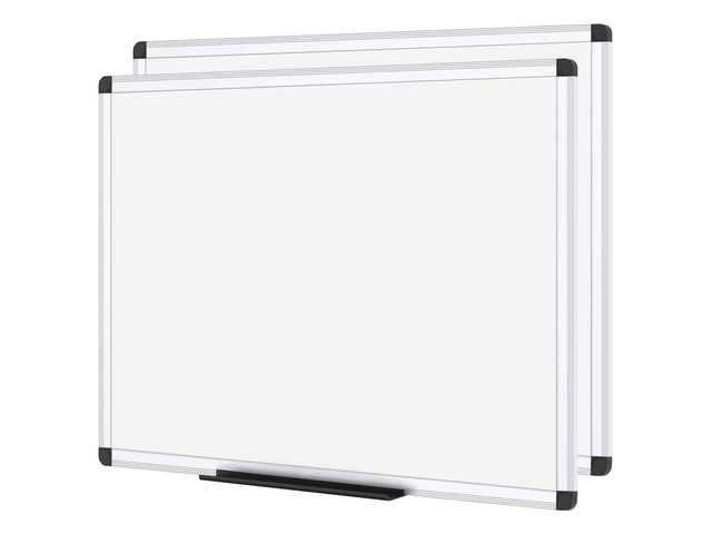 Magnetic Dry Erase White Board for Wall, 36 x 24 Inches, 2 Pack 3' x 2' Aluminum Framed Whiteboard with Marker Tray for School Office Home