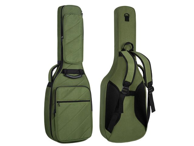 Guitar Bag Electric Case Reinforced 0.7 In Thick Sponge Soft Padded Guitar Case with 3 Pockets Electric Guitar Gig Bag, Neck Cradle,Back Hanger...