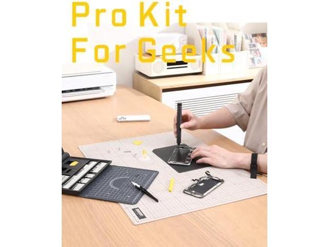 Fanttik Electric Screwdriver Kit, Precision Screwdriver Set, 64 Magnetic Bits, 12 Types Fix Tools, 0.05/0.2 N. m, Repair Tool for Phone Laptop Watch...