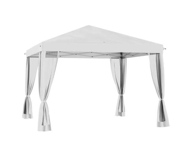 Pop Up Canopy,Outdoor Pop-Up Canopy with Sidewalls, Mesh Walls, Instant Setup