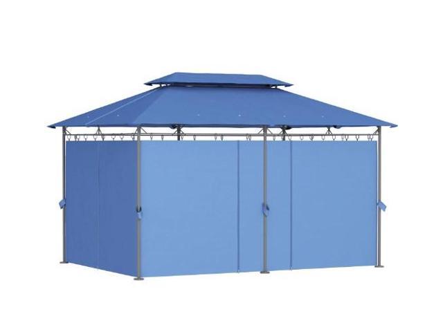 Outdoor Gazebo with Curtains,Double Roof Patio Gazebo,for Garden, Lawn, Backyard and Deck