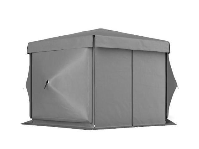 Tent with Sidewalls,Outdoor Canopy Shelter with Carry Bag,Hexagonal Pop Up Gazebo Canopy Tent