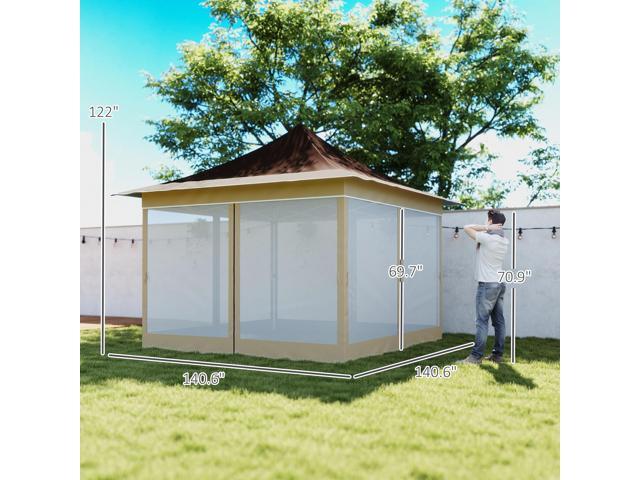 Spacious Pop Up Tent,Canopy Tent with Mesh Netting,with Carry Bag,for Outdoor