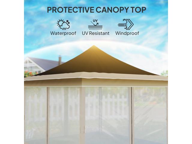 Spacious Pop Up Tent,Canopy Tent with Mesh Netting,with Carry Bag,for Outdoor