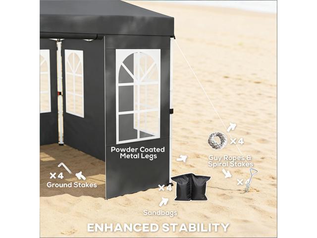 Outdoor Pop Up Canopy Tent,Stable Instant Canopy Shelter