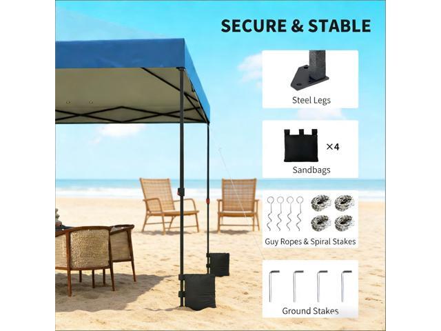 Spacious Instant Canopy Shelter,Portable Pop Up Canopy Tent,for Outdoor