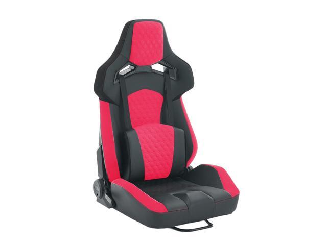 DEWAN Universal PVC Bucket Style Reclinable Sport PU Leather Simulator Racing Seat with Adjustable Lock Slide, Ergonomic Office Chair, Single Pack