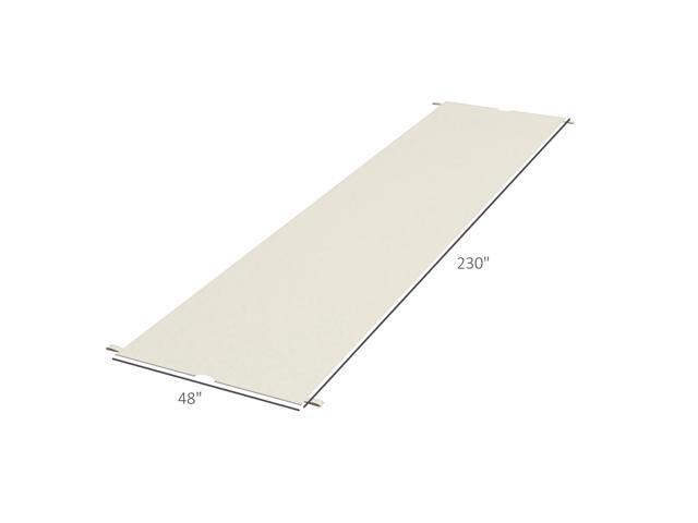 2 PCS 4 x 18ft Pergola Canopy Replacement, UV Protection Pergola Shade Cover, Easy to Install for 10 x 11.8ft Pergola, Khaki
