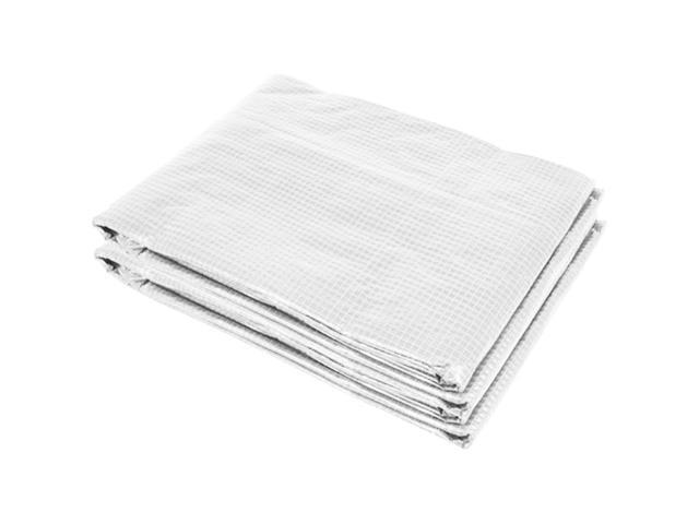 9.8' x 6.6' x 6.6' Plastic Greenhouse Cover Replacement, Heavy Duty Waterproof Tarp for Hoop House, Sheeting with 6 Windows, Door & Reinforcement...