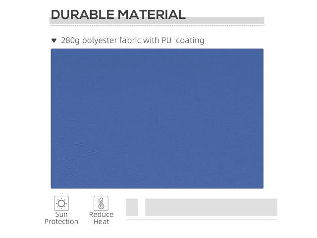 12' x 10' Retractable Awning Patio Awnings Sun Shade Shelter with Manual Crank Handle, 280g/m² UV & Water-Resistant Fabric and Aluminum Frame for...