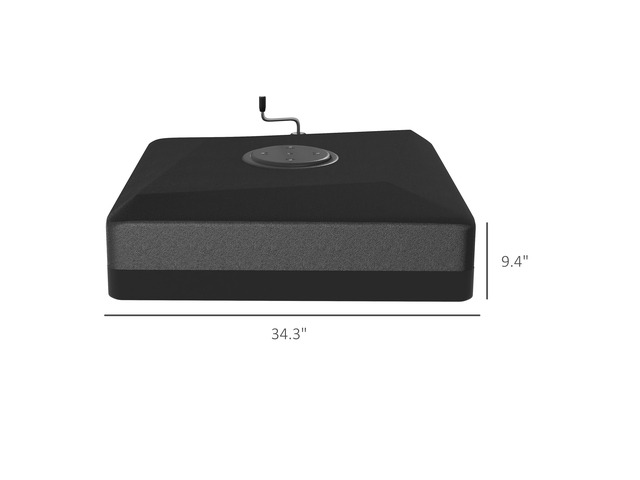 330 lbs. Fillable Umbrella Base for 84D-110V02 Model Umbrella, Heavy Duty Cantilever Umbrella Stand with Lift Wheel, Adjustable Foot Pads, and...