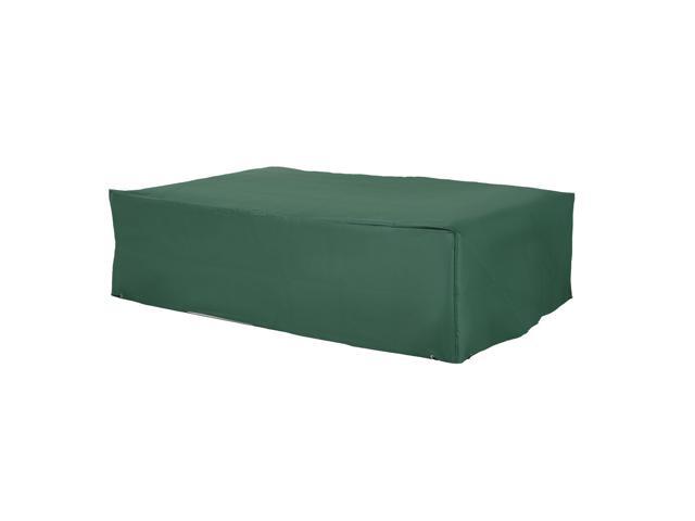 97' x 65' x 26' Heavy Duty Outdoor Sectional Sofa Cover, Waterproof Patio Furniture Cover for Weather Protection, Dark Green