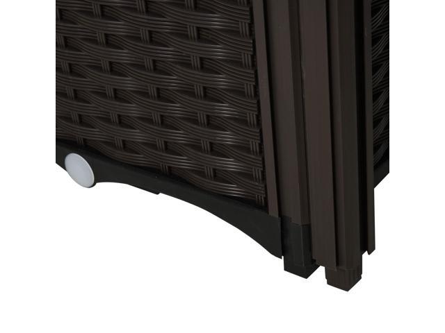 4 Piece Raised Garden Bed with Legs, Self-Watering Planter Box Raised Bed to Grow Flowers, Herbs & Vegetables, Brown