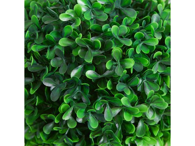 Artificial Plant for Home Decor Indoor & Outdoor Fake Plants Artificial Tree in Pot, 2 Ball Boxwood Topiary Tree for Home Office, Living Room...