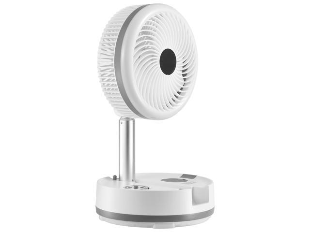 10 inch Foldable Rechargeable Oscillating Fan 3 in 1 Remote 9 Speeds