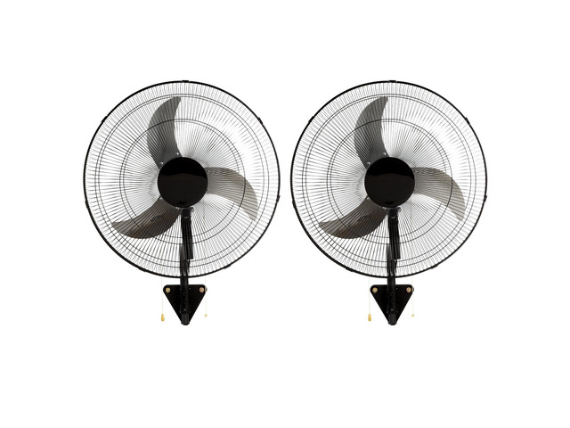 Wall Mount Fan, 2 PCS 18 inch Oscillating, 3-speed High Velocity Max. 4000 CFM Industrial Wall Fan for Indoor, Commercial, Residential, Warehouse,...