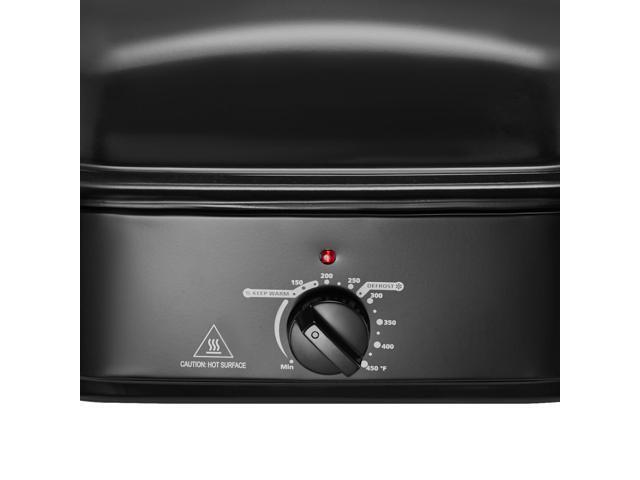 Electric Roaster Oven 18QT Electric Turkey Roaster with Self-Basting Lid