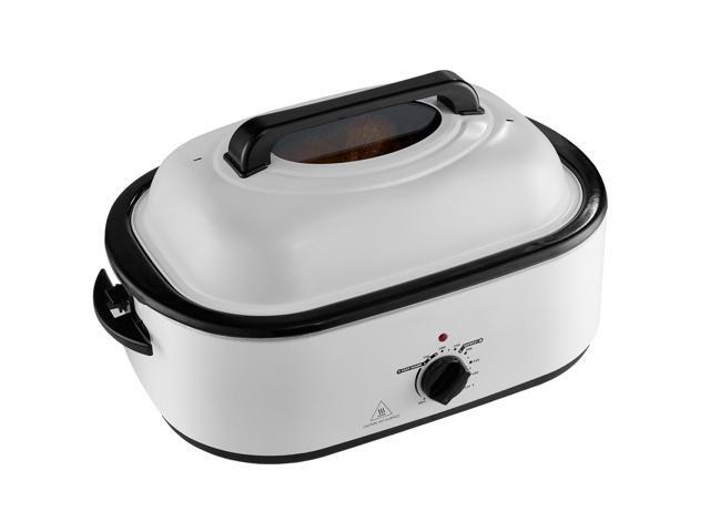Electric Roaster Oven, 22 QT Turkey Roaster Oven with Self-Basting Lid, 1450W Roaster Oven with Defrost & Warm Function, Adjustable Temp, Removable...