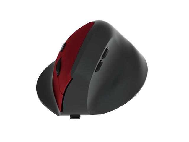 Ergonomic Mouse Red Wireless Vertical Charge Mouse