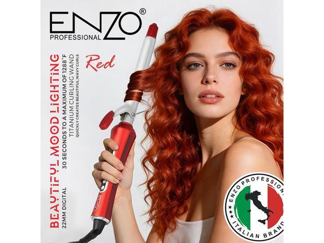 New women's bangs styling tool, hair-friendly curling iron, long-lasting styling curling iron.