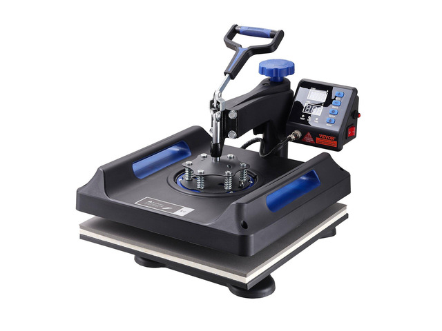 Heat Press 15x15, Upgraded Heat Press Machine 5 in 1, Anti-Scald, Fast-Heating, Swing Away Digital Control Multifunction Heat Press for Sublimation...