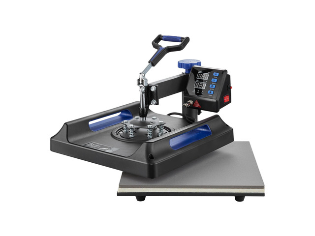 Heat Press Machine Sublimation Machine 15 x 15 inch 8 In 1 Blue Heat Press Set