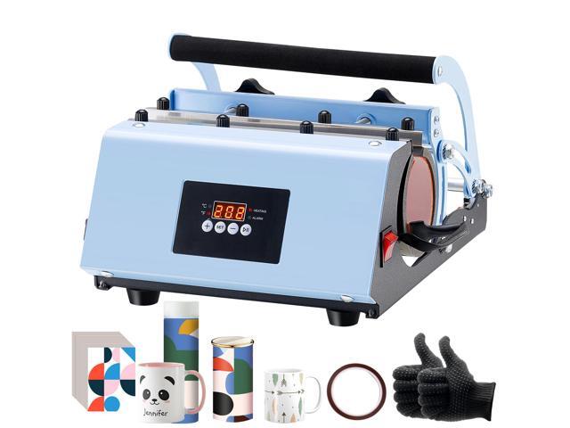 Tumbler Heat Press Machine 11-30oz Mug Press Sublimation Tumblers Blue