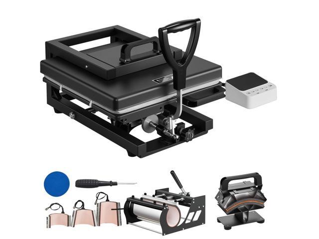 Hybrid Heat Press, 15 x 15 inch, 8-in-1 Multifunction, Heat Up Fast and Even, All-New Patented Design, Easy to Control, Sublimation Press Machine...