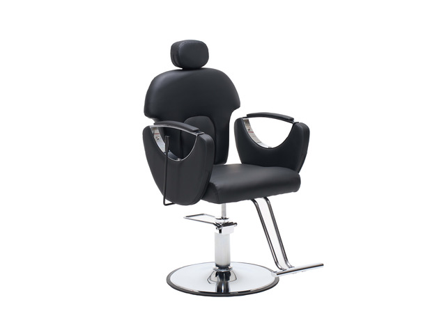 Barber Salon Chair for Hair Stylist, Height Adjustable Hydraulic Hair Reclining Salon Chairs, 360 Degrees Rotation, Multi-Function Shampoo Chair...