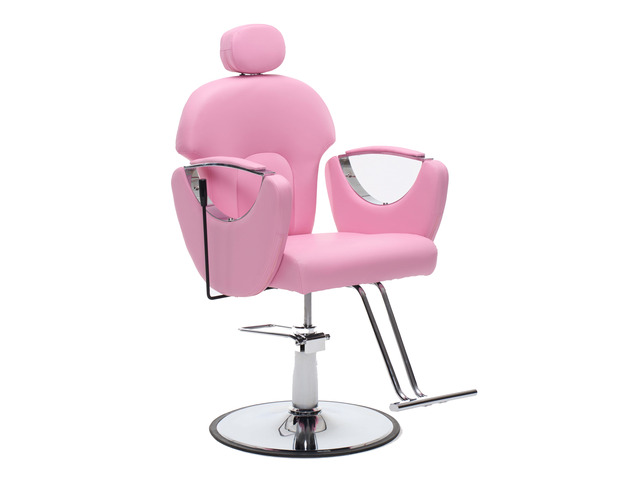 Barber Salon Chair for Hair Stylist, Height Adjustable Hydraulic Hair Reclining Salon Chairs, 360 Degrees Rotation, Multi-Function Shampoo Chair...