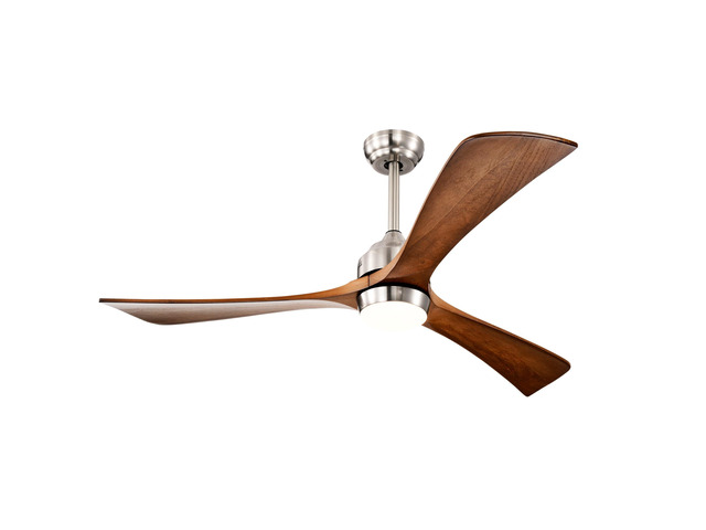 52' Solid Wood Blades Ceiling Fan with Lights Remote Control,Quiet DC Motor 3 Blade Ceiling Fans 6 Speed Levels,Reversible Ceiling Fan, for Patio...