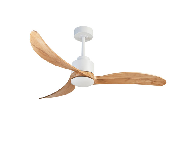 52' Ceiling Fan with Dimmable LED Light Remote Control,Quiet DC Motor 6 Speed Levels,Adjust Height( 3 PCS Rod) Reversible Ceiling Fan, for Patio...