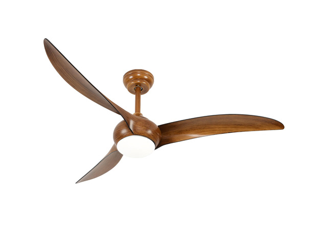 52' Ceiling Fan with LED Light Remote Control,Quiet DC Motor 6 Speed Levels,3 PCS ABS Blades Fan Lamp,Adjust Height( 2 PCS Rod) Reversible Ceiling...