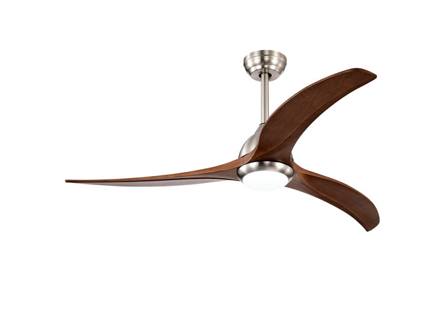 52' Solid Wood Blades Ceiling Fan With Light with Remote Control, Noiseless Reversible Motor, 6 Speed,3 Color, for Patio Living Room, Bedroom,...