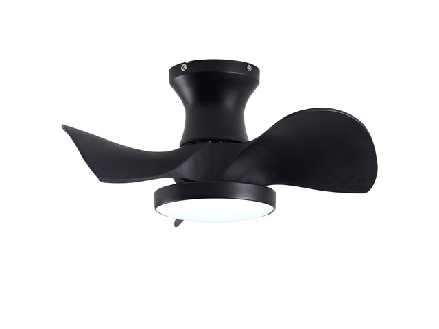 ABS Ceiling Fan with 3 Color Temperatures Light and Remote Control DC Motor Powerful and low noise Small Space ceiling fan for Kitchen Bedroom...