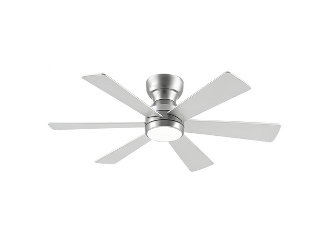 46' Flush Mount Ceiling Fan with Lights Remote Control,Quiet DC Motor 6 Plywood Blade Ceiling Fans 6 Speed Levels,Reversible Ceiling Fan,for Patio...