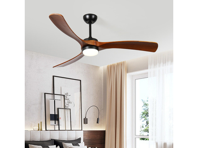 52 '3 solid wood leaf ceiling fan lights
