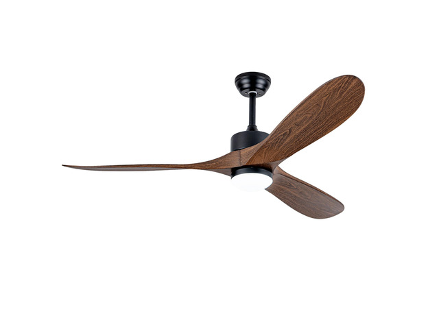 60' Ceiling Fan with LED Light Remote Control,Quiet DC Motor 6 Speed Levels,Adjust Height( 2 PCS Rod) Reversible Ceiling Fan, for Patio Living...
