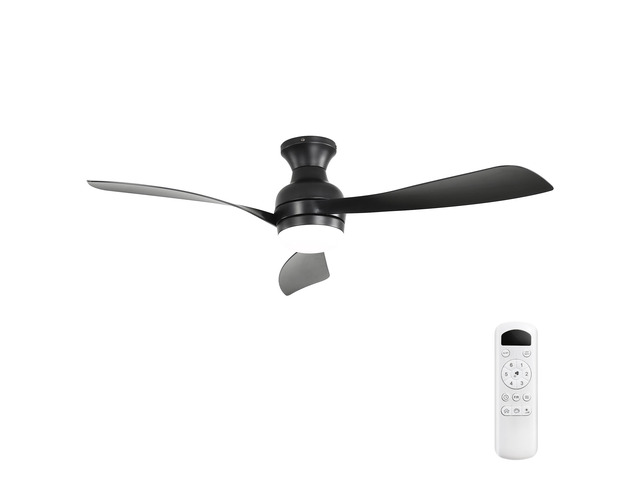 52' Ceiling Fan with Lights, Dimmable LED, Reversible DC Motor, Light Memory, for Bedroom, Living Room, Kitchen