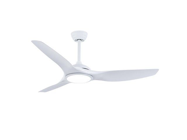 52 Inch ABS Blades Ceiling Fan With Light Kit ( LED Light Source),DC 6 Speed,Remote Control,Adjustable Height Ceiling Fan for Patio Living Room,...