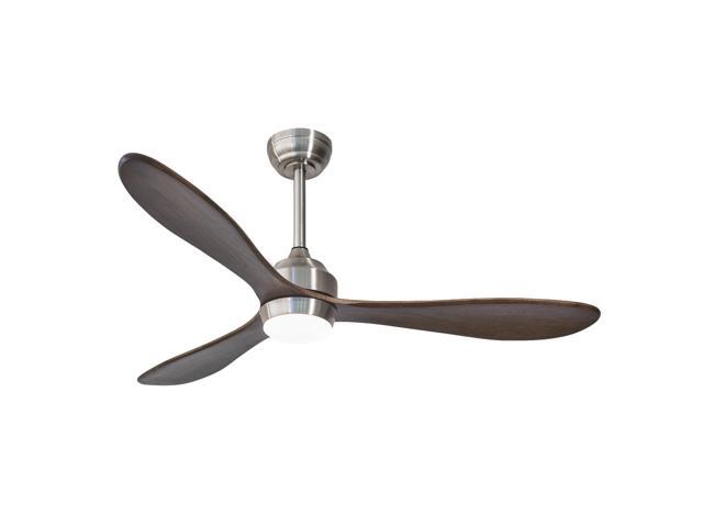 52' Ceiling Fan with Lights,Remote Control, 3 PCS Solid Wood Quiet DC Motor Ceiling Fans 6 Speed Levels,Reversible Ceiling Fan, for Patio Living...