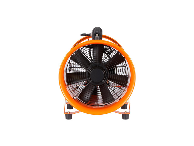 Portable Ventilator, 12 inch Heavy Duty Cylinder Fan with 16.4ft Duct Hose, 585W Strong Shop Exhaust Blower 3198CFM, Industrial Utility Blower for...