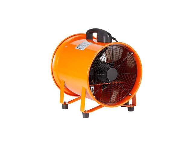 Portable Ventilator, 10 inch Heavy Duty Cylinder Fan with 16.4ft Duct Hose, 380W Strong Shop Exhaust Blower 1893FM, Industrial Utility Blower for...